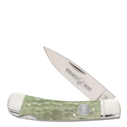 Whiskey Bent Natural Bone Ivy Lock Blade
