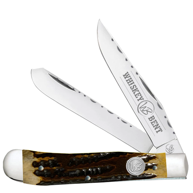 Whiskey Bent Natural Bone Honey Badger Trapper Filework