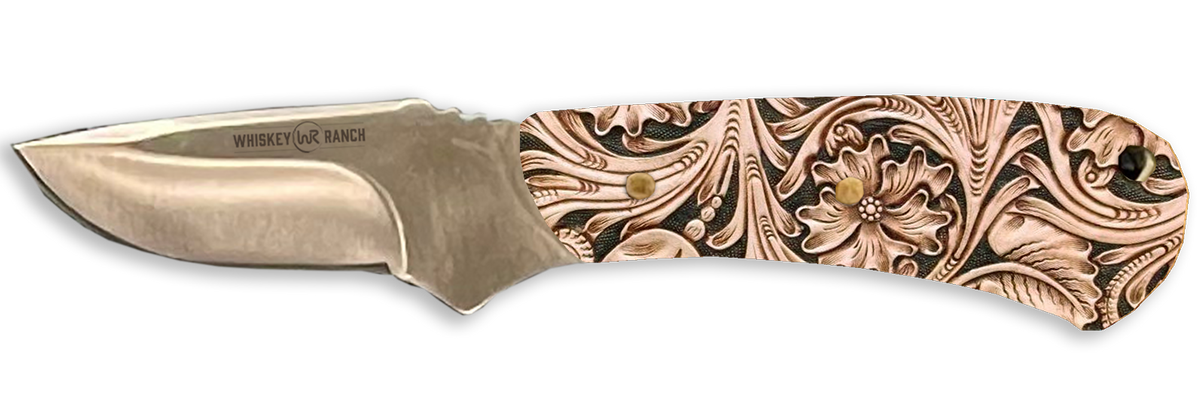 Whiskey Bent Acrylic Tooled Leather Mini Skinner
