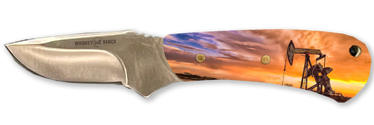 Whiskey Bent Acrylic Pump Jack Sunrise Mini Skinner