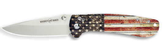 Whiskey Bent Acrylic Patriot Catch Pin Lock
