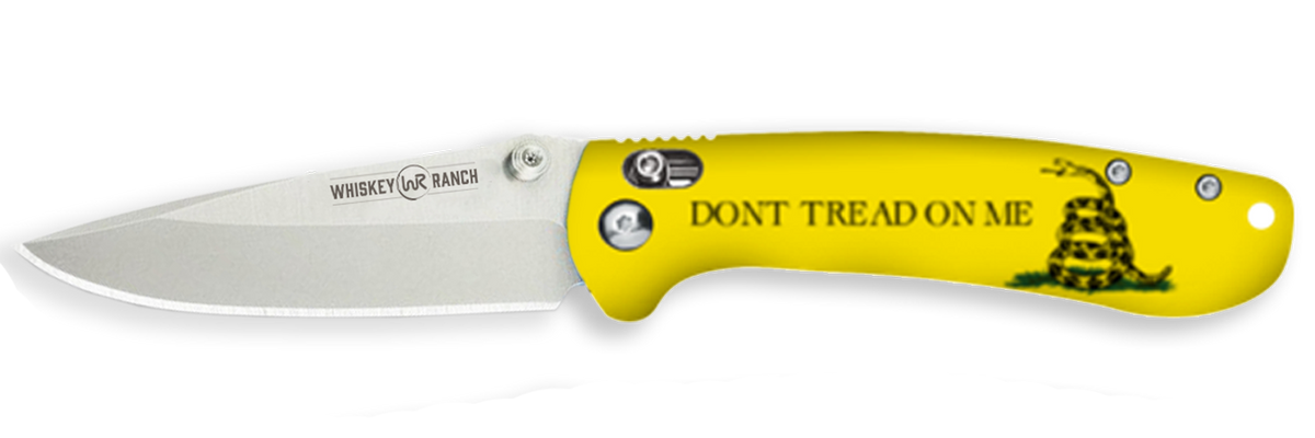 Whiskey Bent Acrylic Don'T Tread Catch Pin Lock