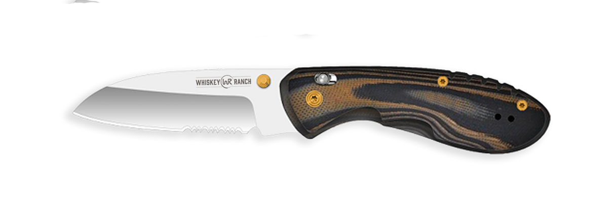 Whiskey Bent G10 Chaps Serrated Catch Pin Lock