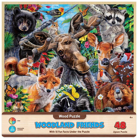 Leanin Tree Woodland Friends Board Puzzle