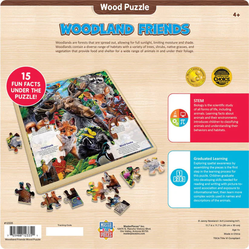 Leanin Tree Woodland Friends Board Puzzle