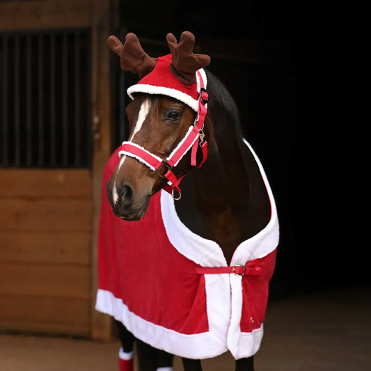 Horze Santa Reindeer Horse Hat