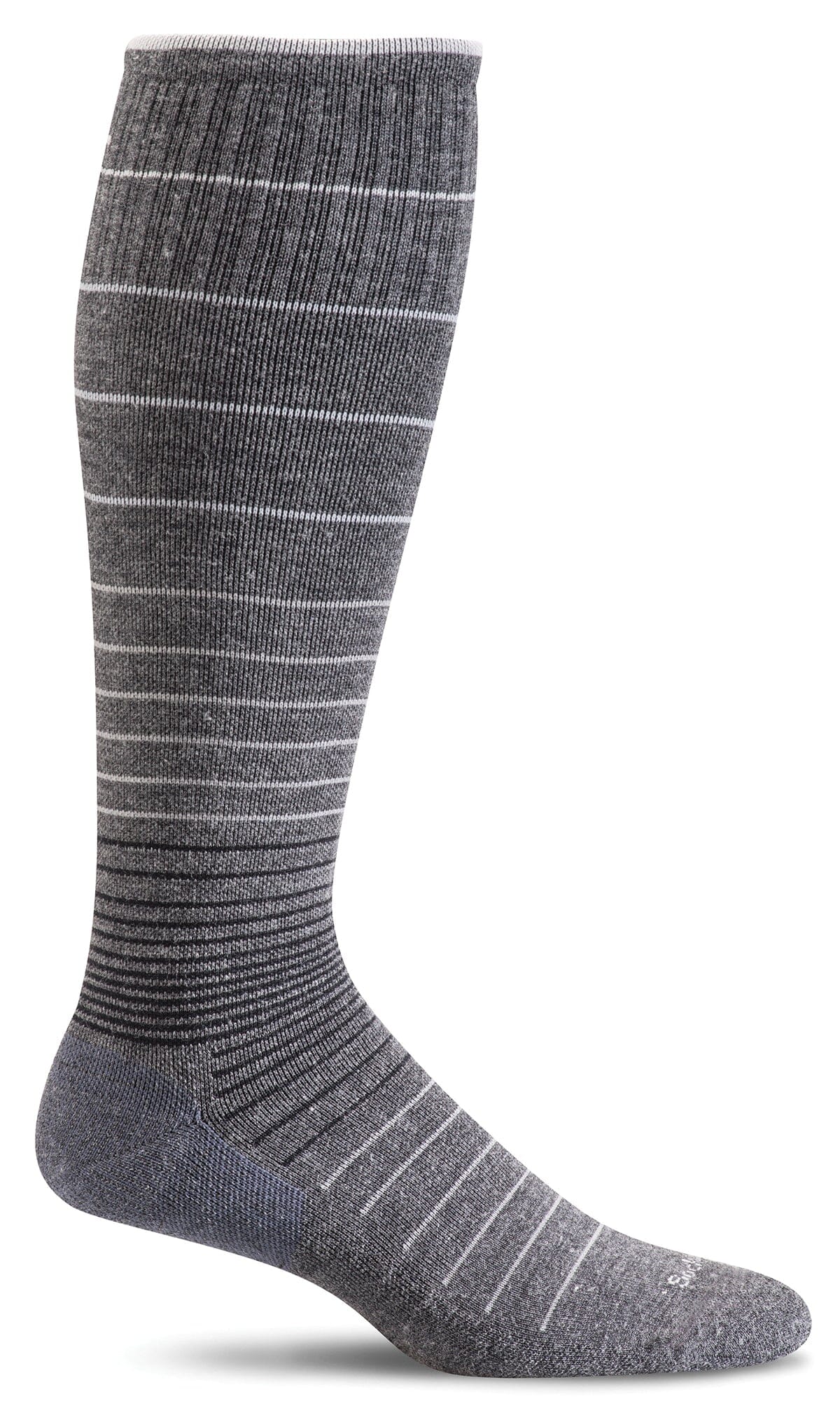 Sockwell Circulator Charcoal Stripe