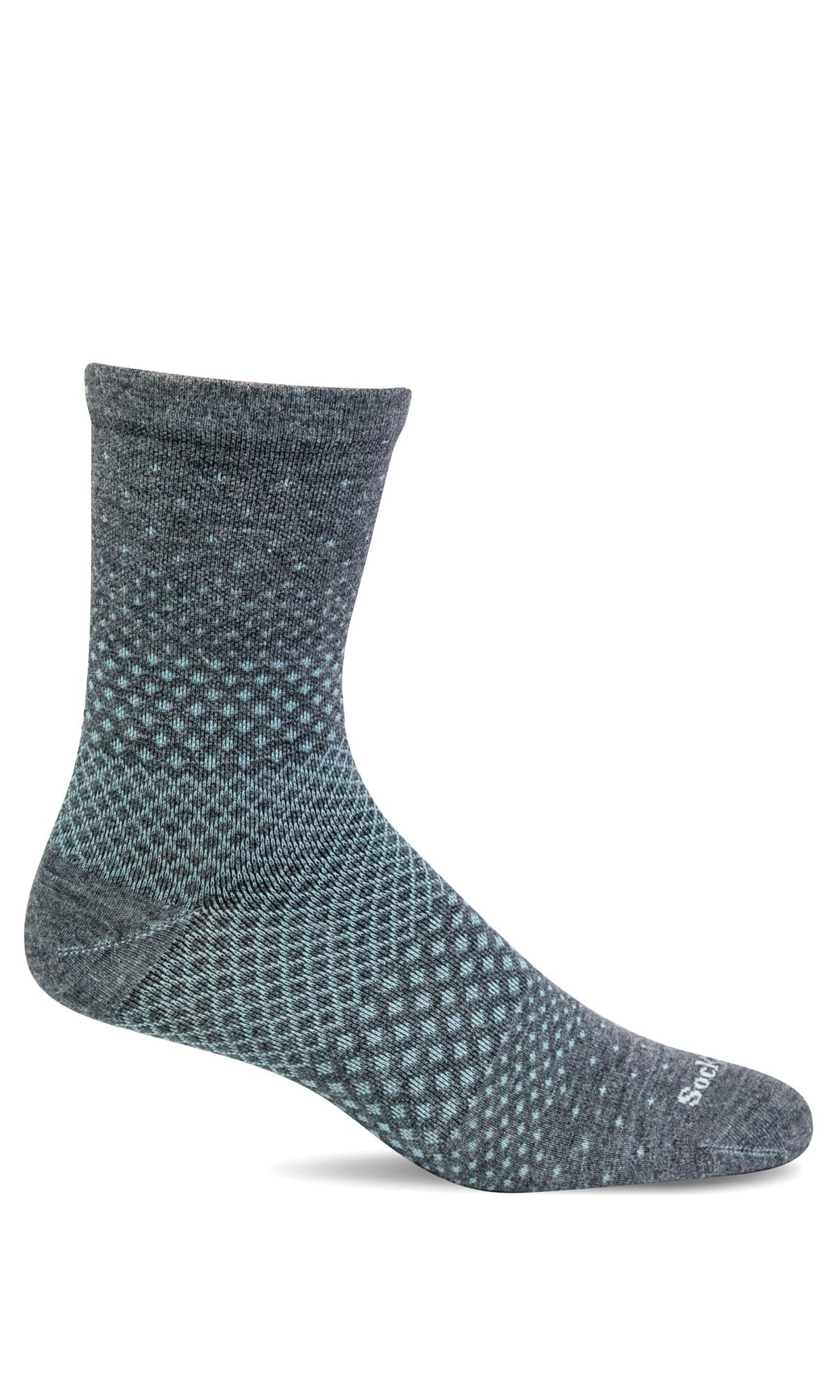 Sockwell Plantar Ease Crew II Charcoal