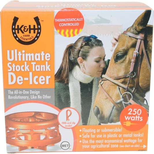 K&H Ultimate Stock Tank Deicer w/Cord Clip