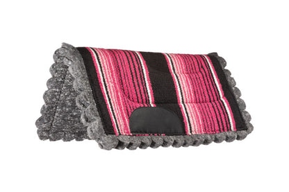Weaver Scalloped Edge Pony Felt Western Pad