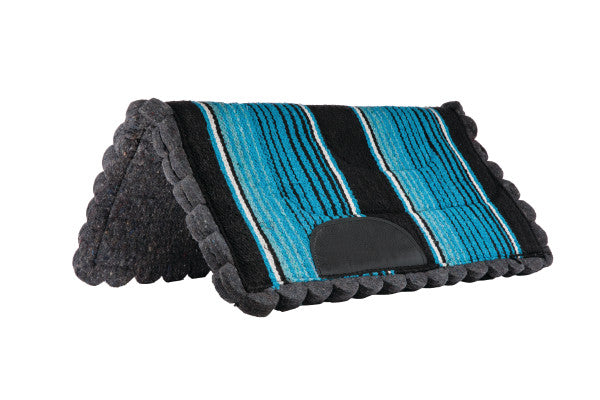 Weaver Scalloped Edge Pony Felt Western Pad
