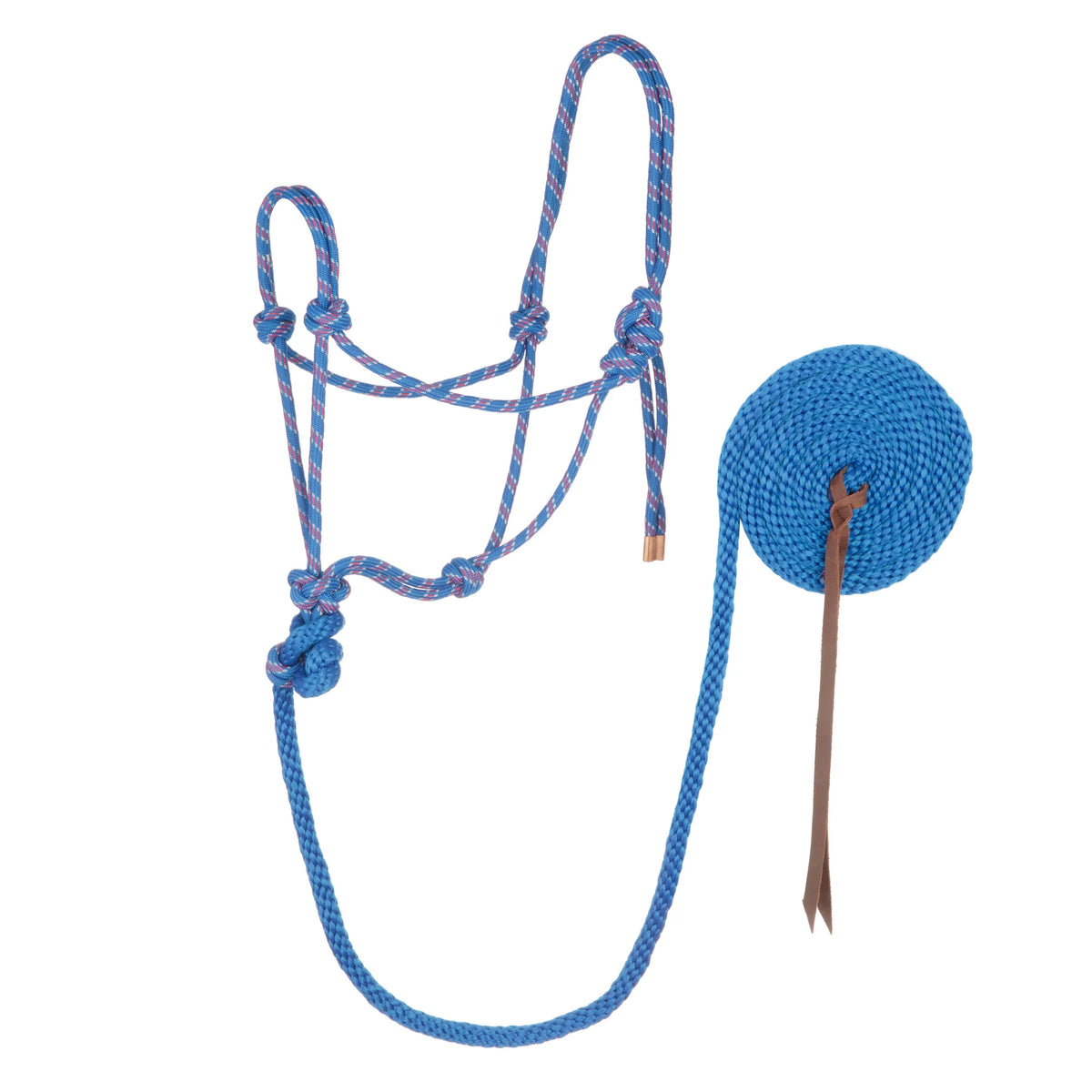Weaver Diamond Braid Reflective Rope Halter with 10' Lead
